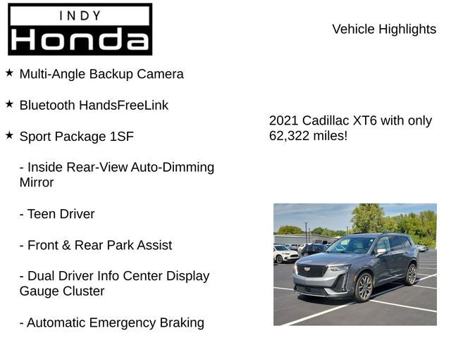 2021 Cadillac XT6 Sport