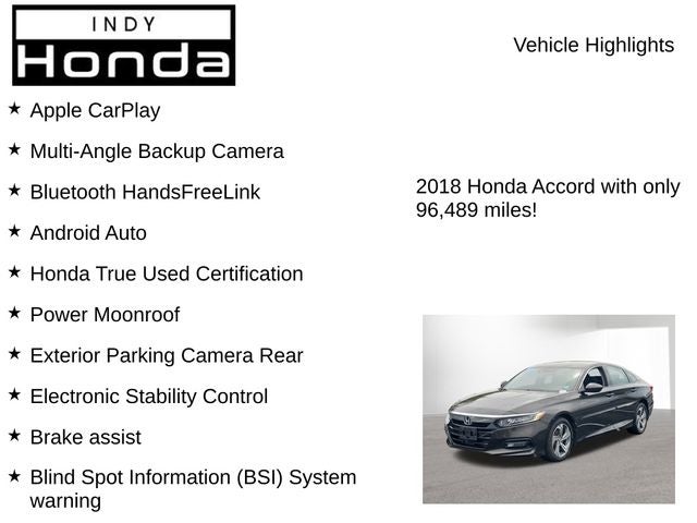 2018 Honda Accord EX