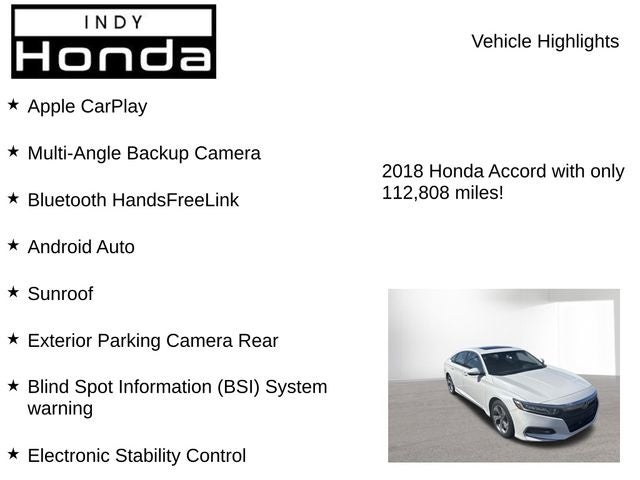 2018 Honda Accord EX