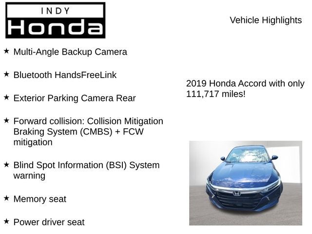 2019 Honda Accord EX-L