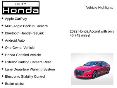 2022 Honda Accord Sport 2.0T