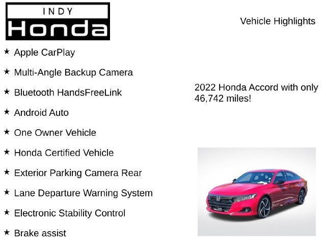 2022 Honda Accord Sport 2.0T