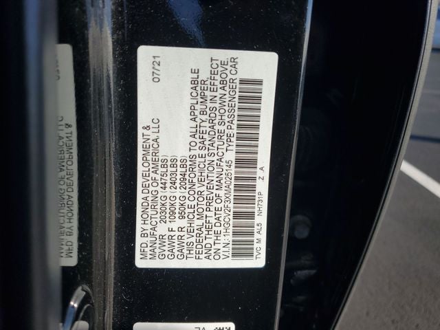 2021 Honda Accord Sport 2.0T