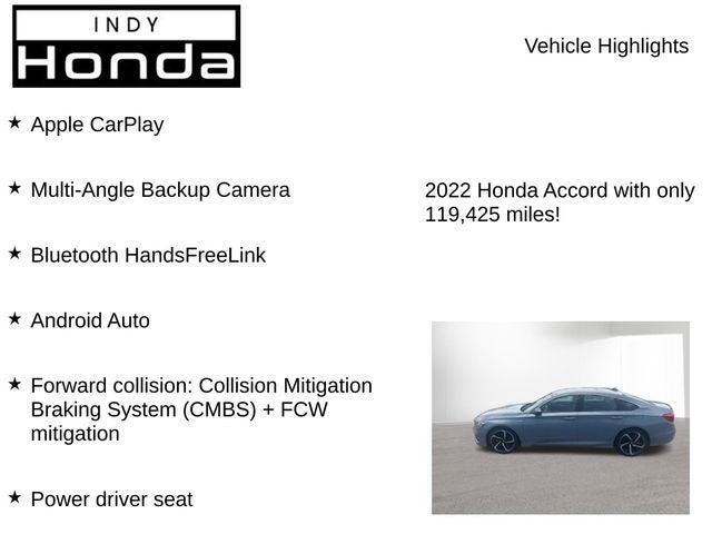 2022 Honda Accord Hybrid Sport