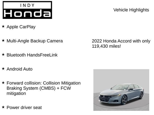 2022 Honda Accord Hybrid Sport