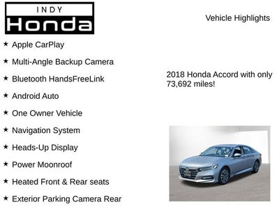 2018 Honda Accord Hybrid Touring