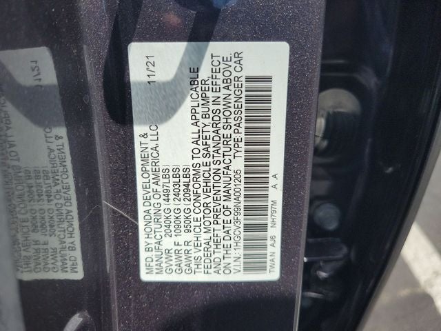 2022 Honda Accord Hybrid Touring