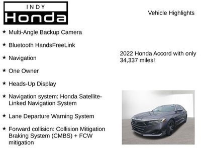 2022 Honda Accord Hybrid Touring