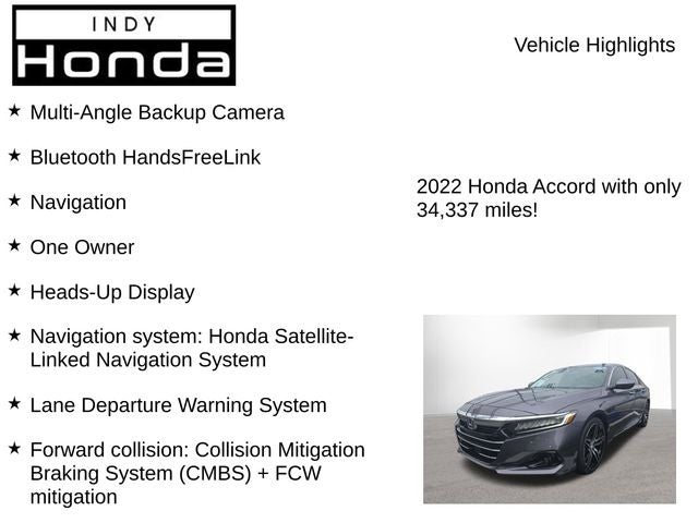 2022 Honda Accord Hybrid Touring