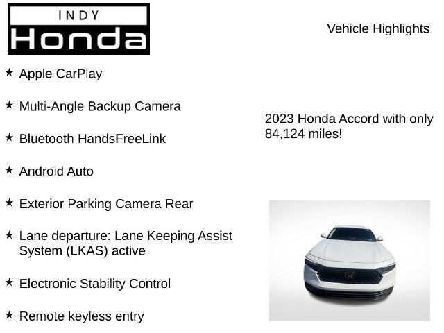 2023 Honda Accord LX