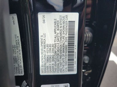 2026 Honda Accord LX