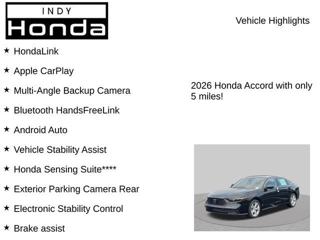 2026 Honda Accord LX