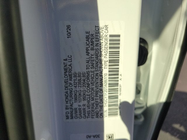 2026 Honda Accord LX