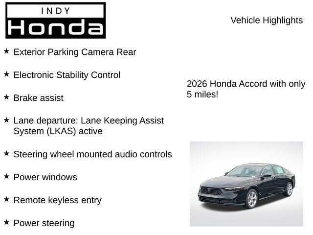 2026 Honda Accord LX