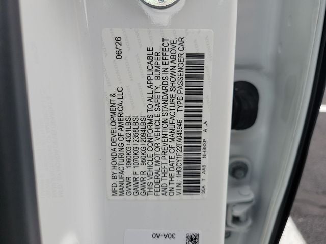 2026 Honda Accord LX