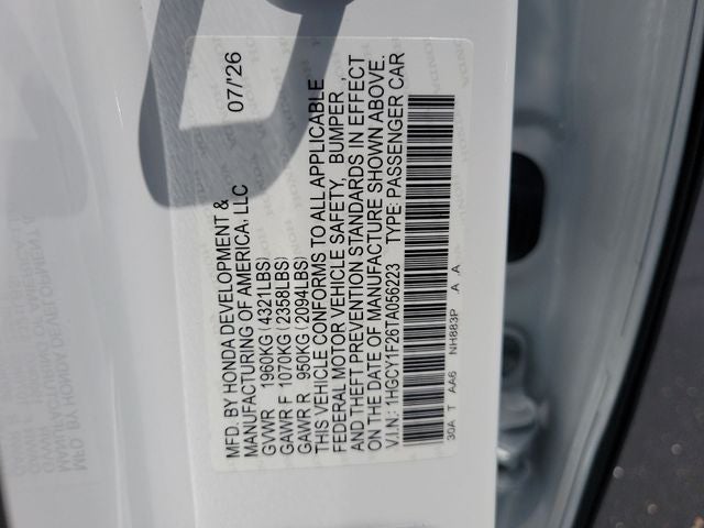 2026 Honda Accord LX