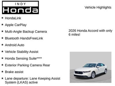 2026 Honda Accord LX