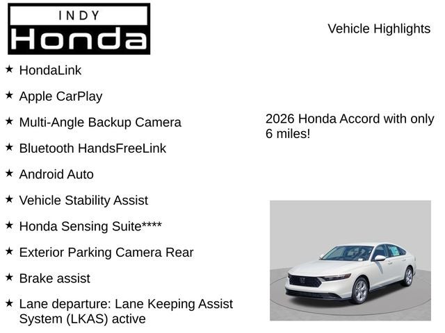 2026 Honda Accord LX