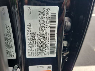2026 Honda Accord LX