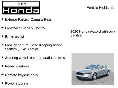 2026 Honda Accord LX