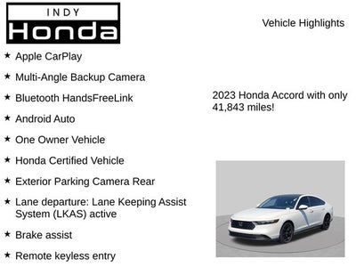 2023 Honda Accord LX