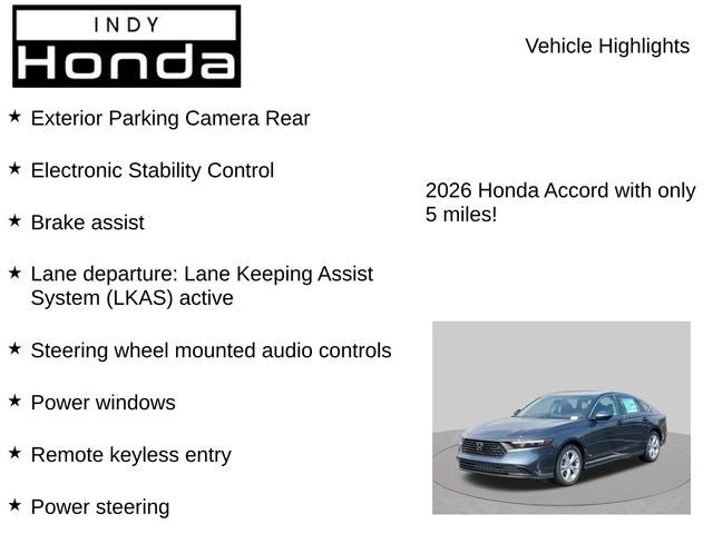2026 Honda Accord LX