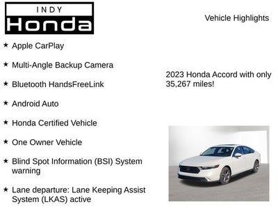 2023 Honda Accord EX