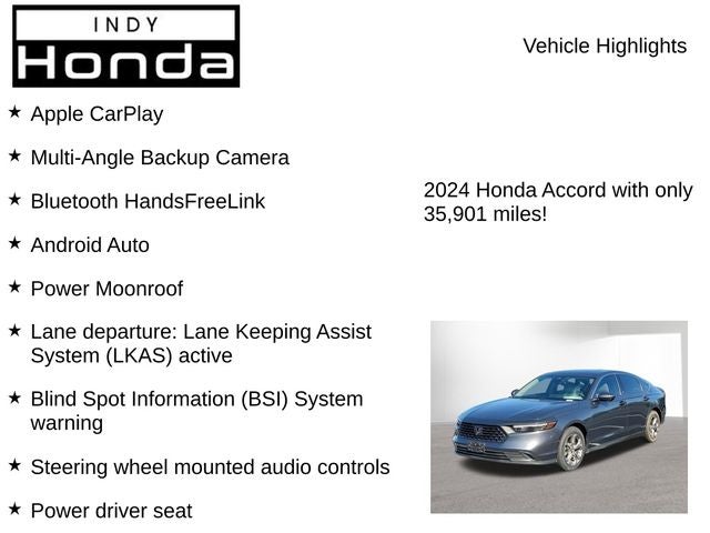 2024 Honda Accord EX