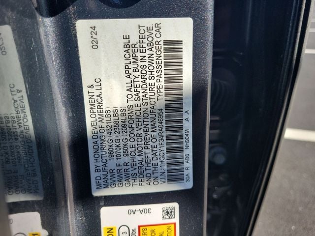 2024 Honda Accord EX