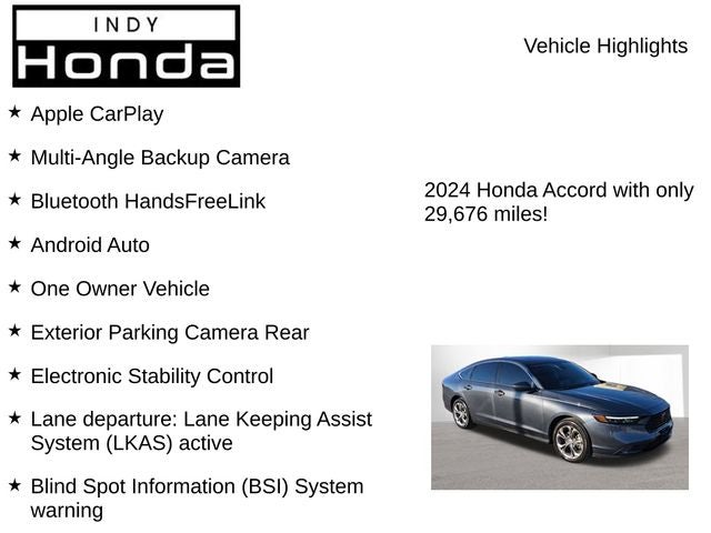 2024 Honda Accord EX