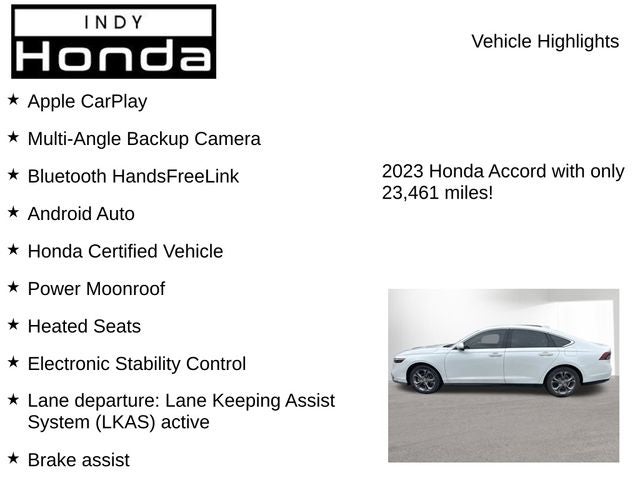 2023 Honda Accord EX