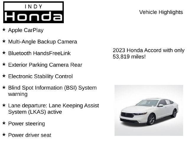 2023 Honda Accord EX - Photo 7