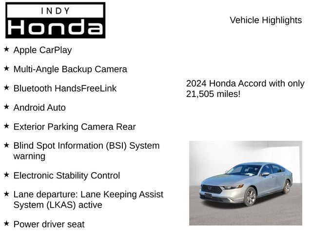 2024 Honda Accord EX