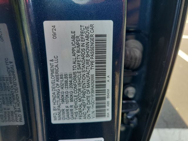 2024 Honda Accord EX