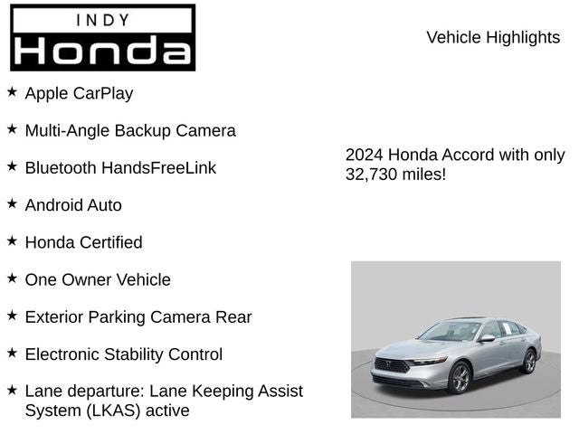 2024 Honda Accord EX