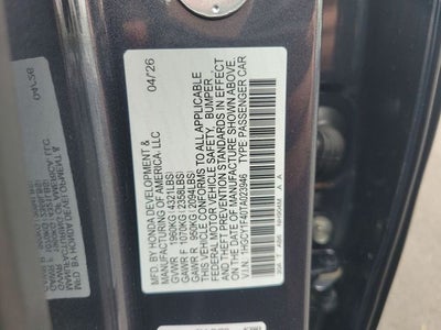 2026 Honda Accord SE