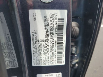 2026 Honda Accord SE