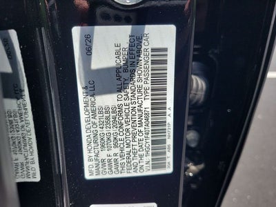 2026 Honda Accord SE