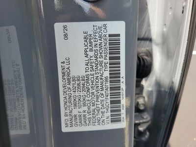 2026 Honda Accord SE