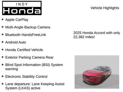 2025 Honda Accord SE