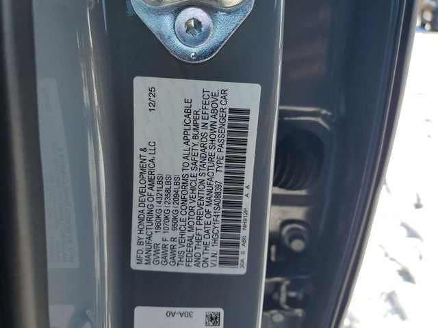 2025 Honda Accord SE