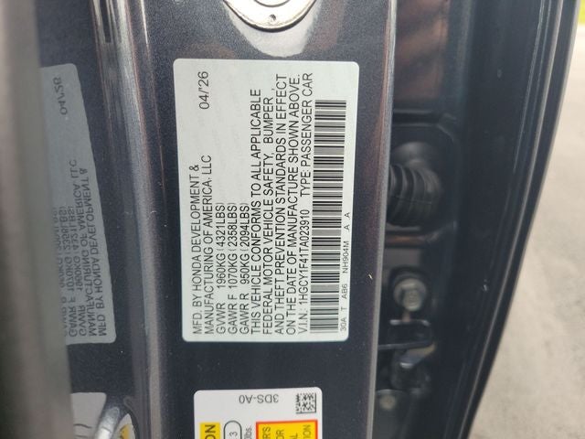 2026 Honda Accord SE