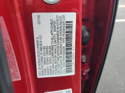 2026 Honda Accord SE