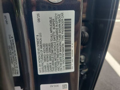 2026 Honda Accord SE