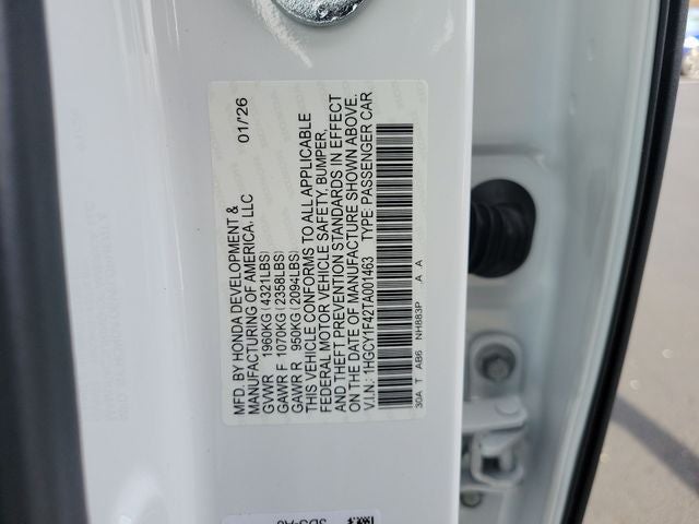 2026 Honda Accord SE