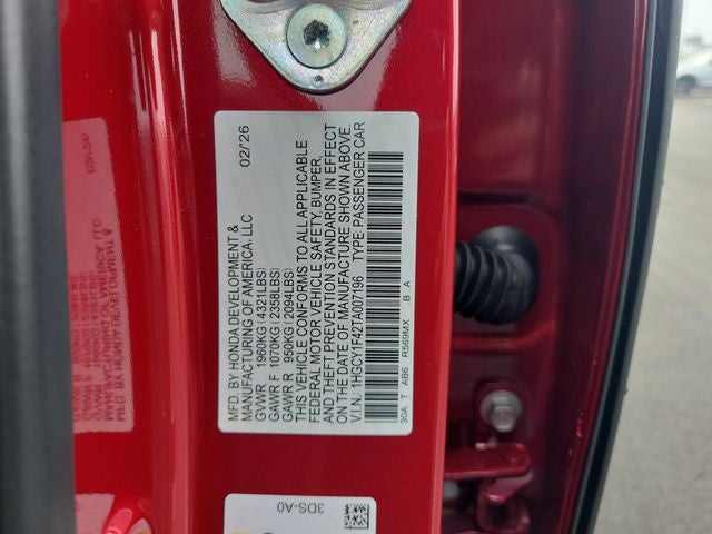 2026 Honda Accord SE