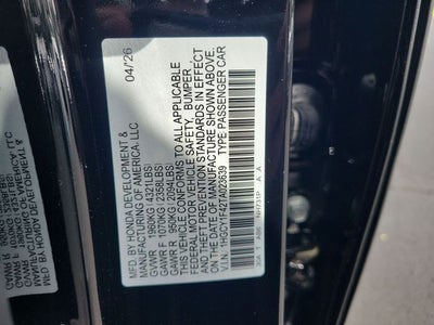 2026 Honda Accord SE