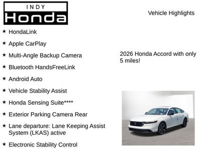 2026 Honda Accord SE