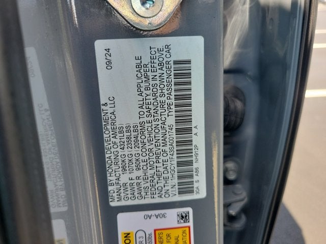 2025 Honda Accord SE