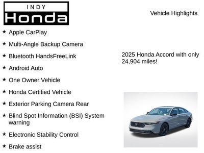 2025 Honda Accord SE